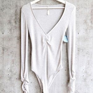 Free People Cozy Up With Me bodysuit - M